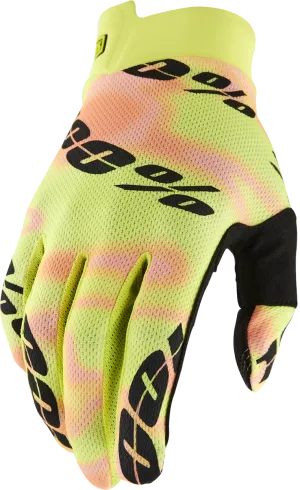 100% Youth i-Track Gloves - Kaledo - XL 10009-00015