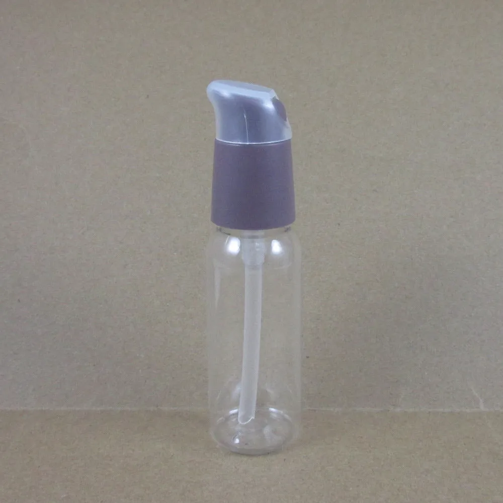 5 Plastic 1oz Spray Bottles Empty Refillable Clear PET 30ml TSA Travel Size !