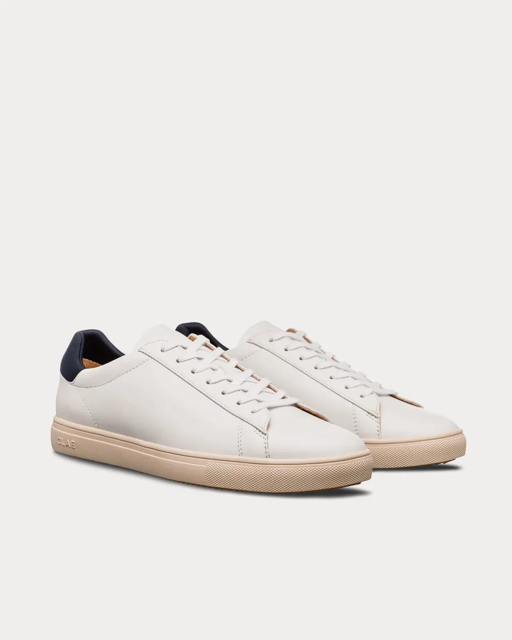 Bradley White & Navy Sneakers