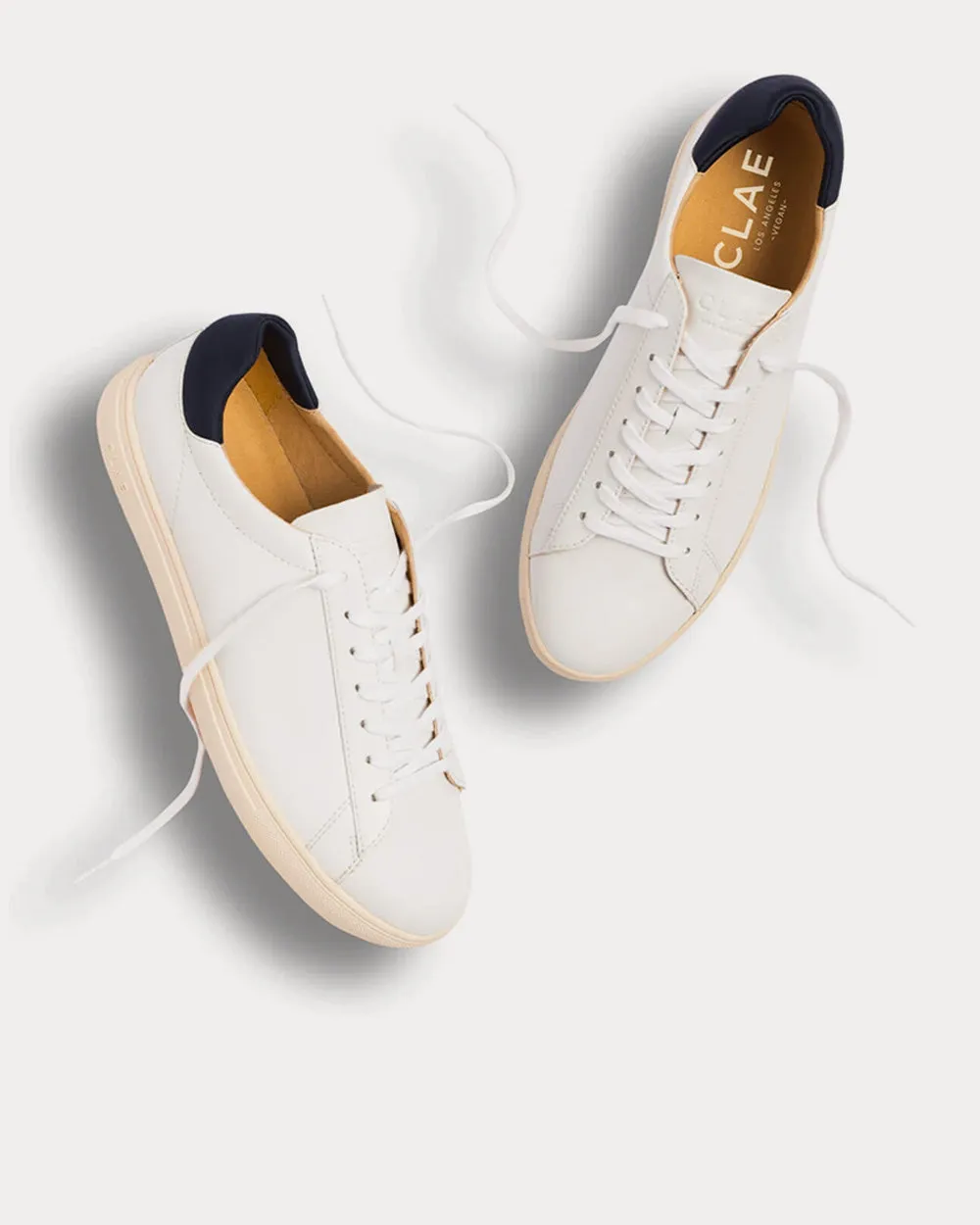Bradley White & Navy Sneakers