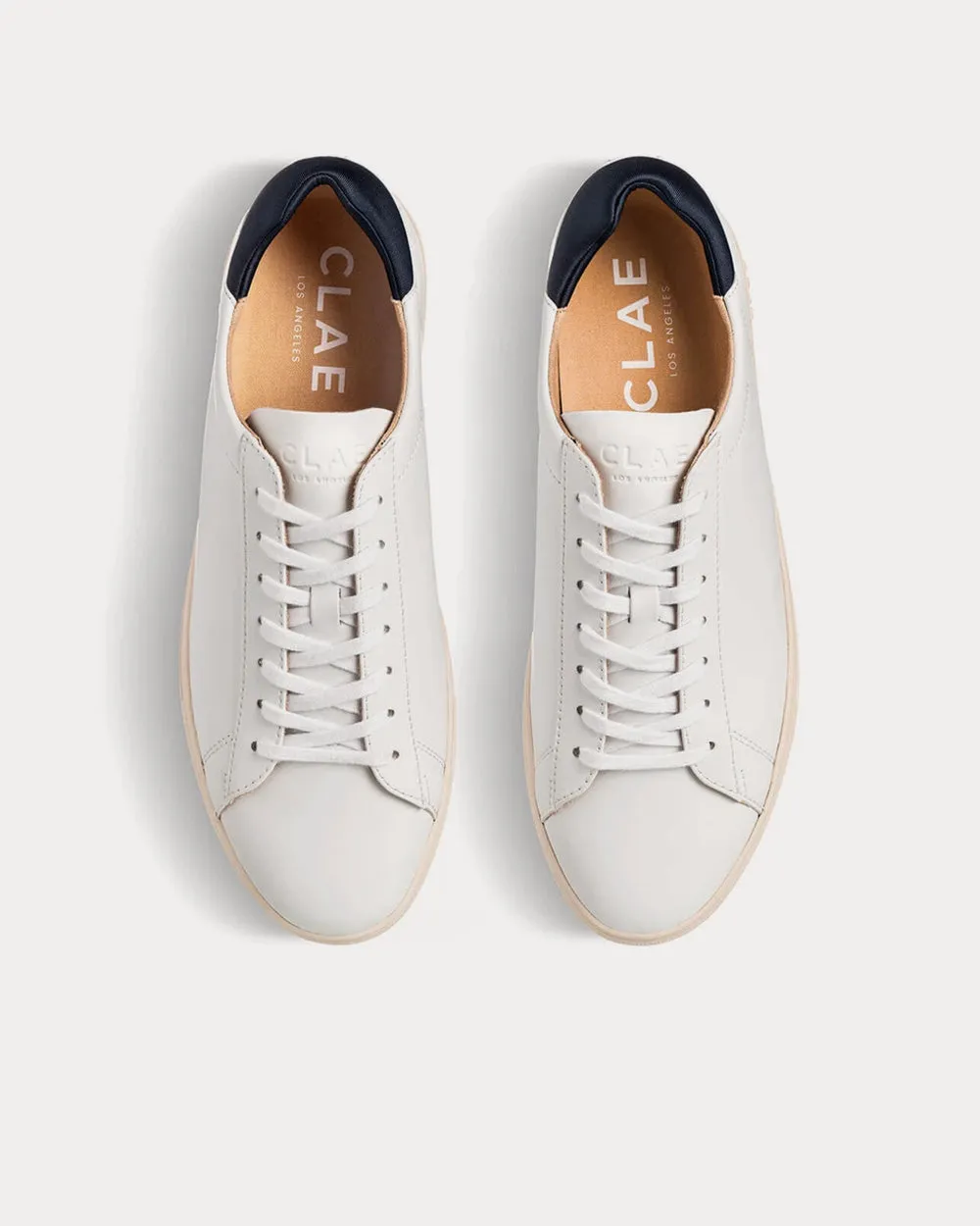 Bradley White & Navy Sneakers