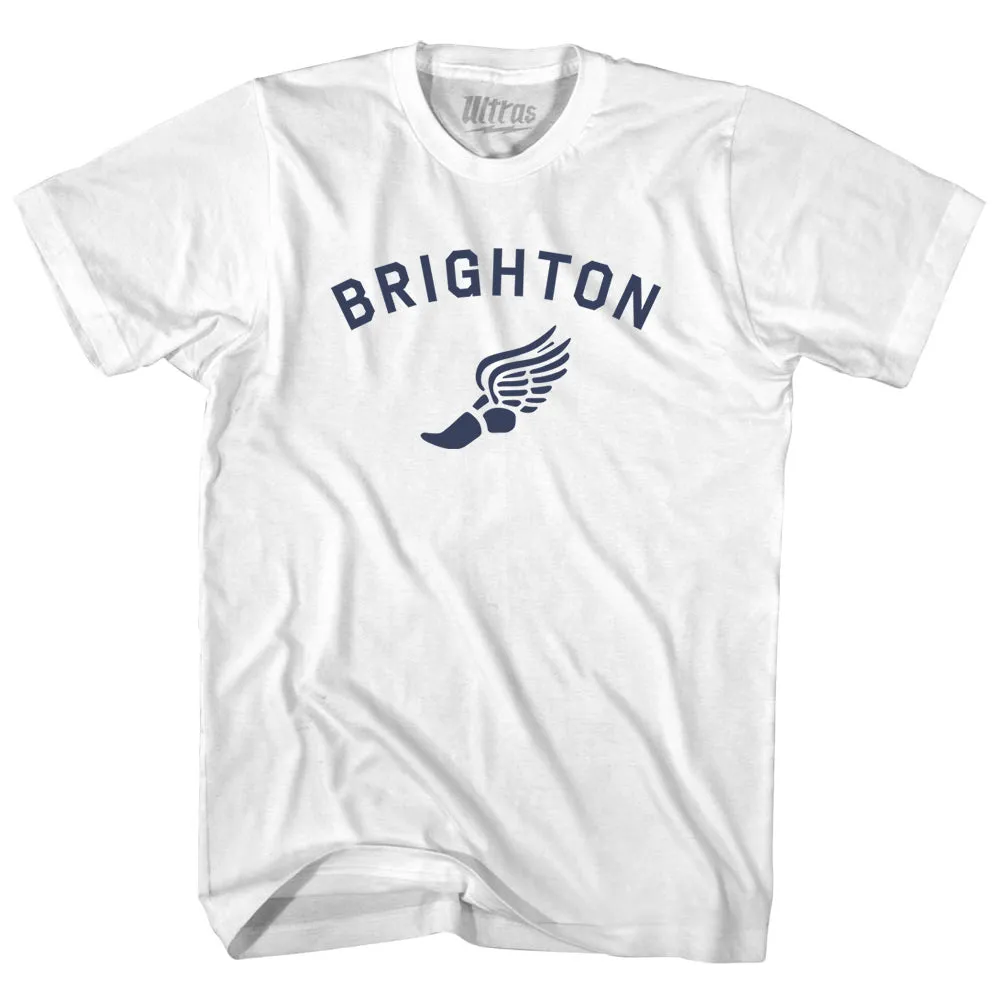 Brighton Running Track Winged Foot Youth Cotton T-shirt