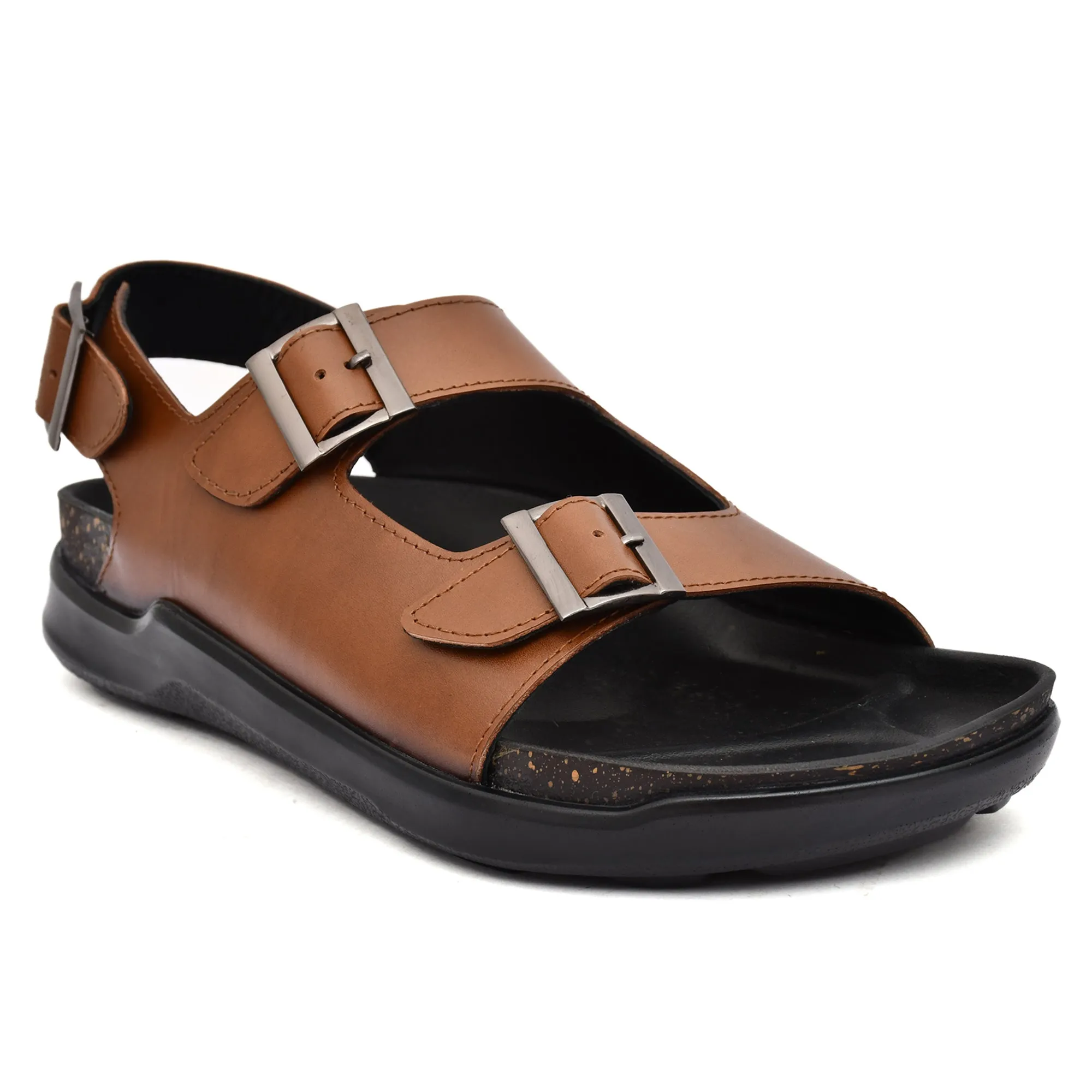 Country Maddox Leather Tan Sandals: Comfort Meets Style