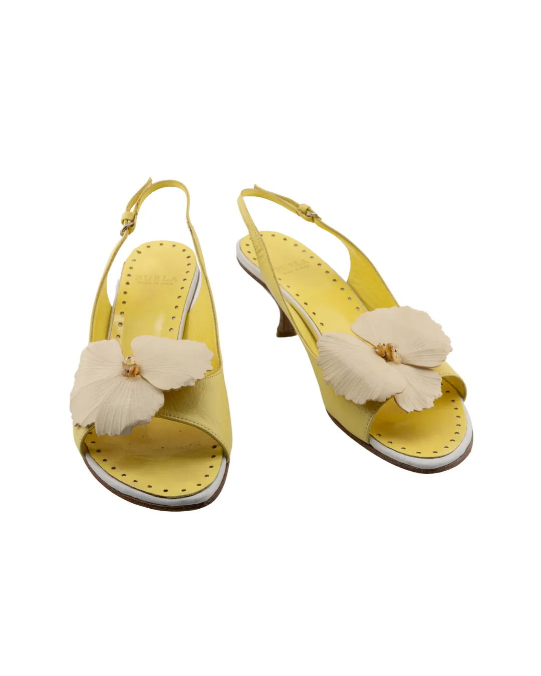 Furla Flower Kitten Heels (37)