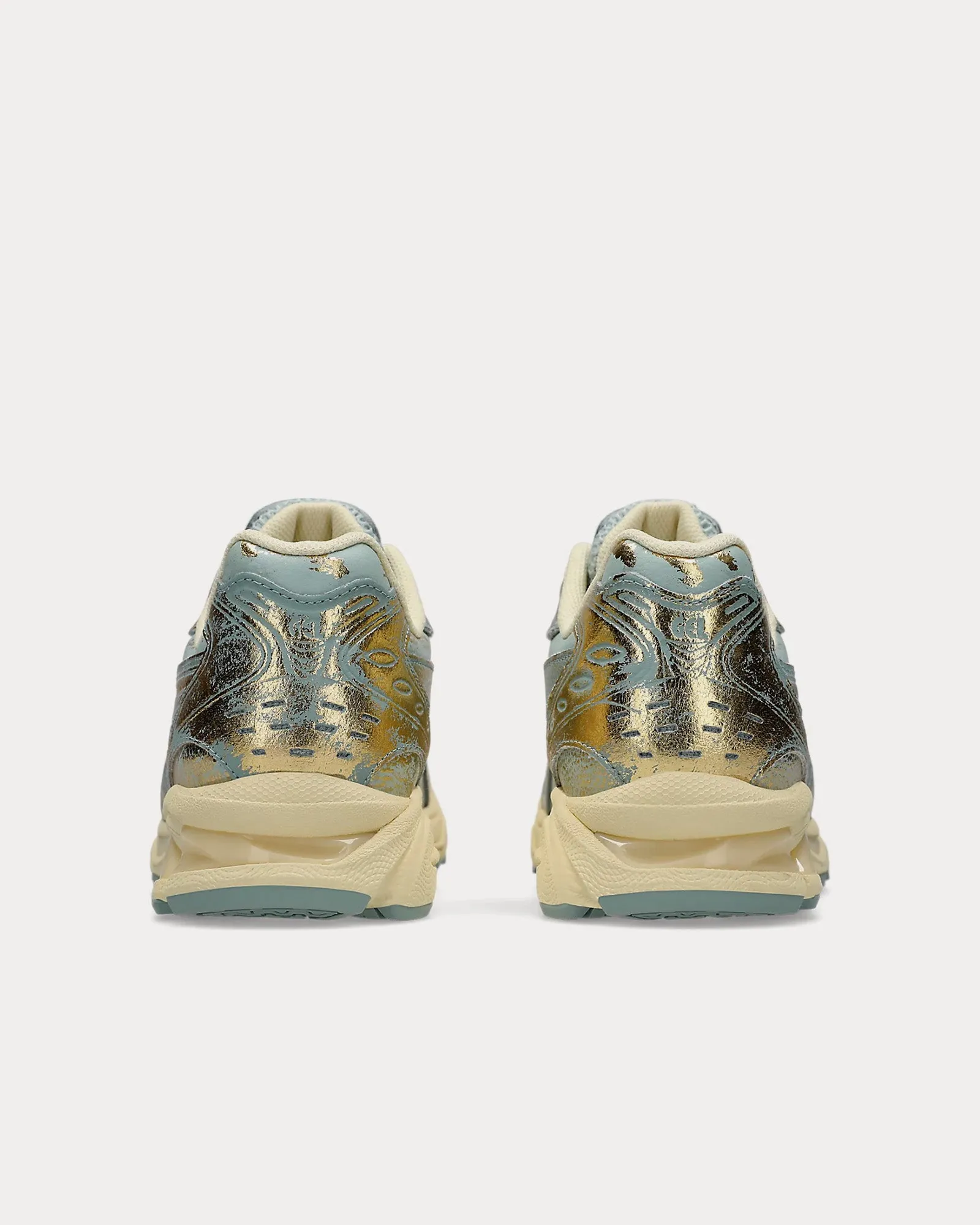 Gel-Kayano 14 'Aged Metal' Pure Gold / Cold Moss Low Top Sneakers