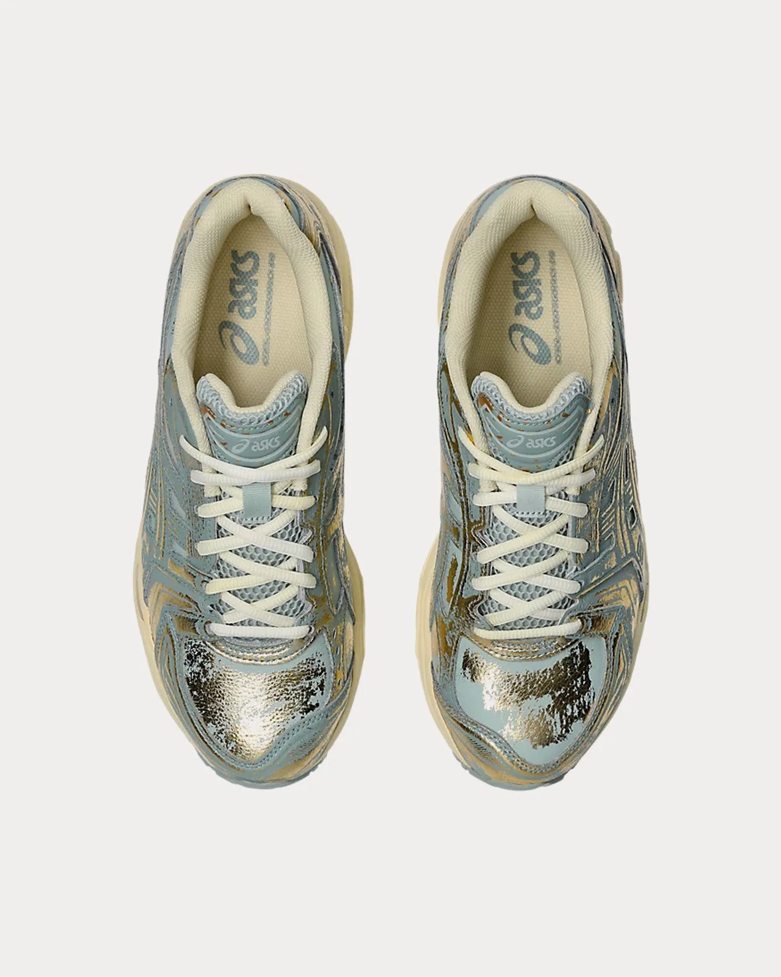 Gel-Kayano 14 'Aged Metal' Pure Gold / Cold Moss Low Top Sneakers