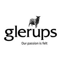 Glerups Bootie Slippers with Leather Sole: DENIM