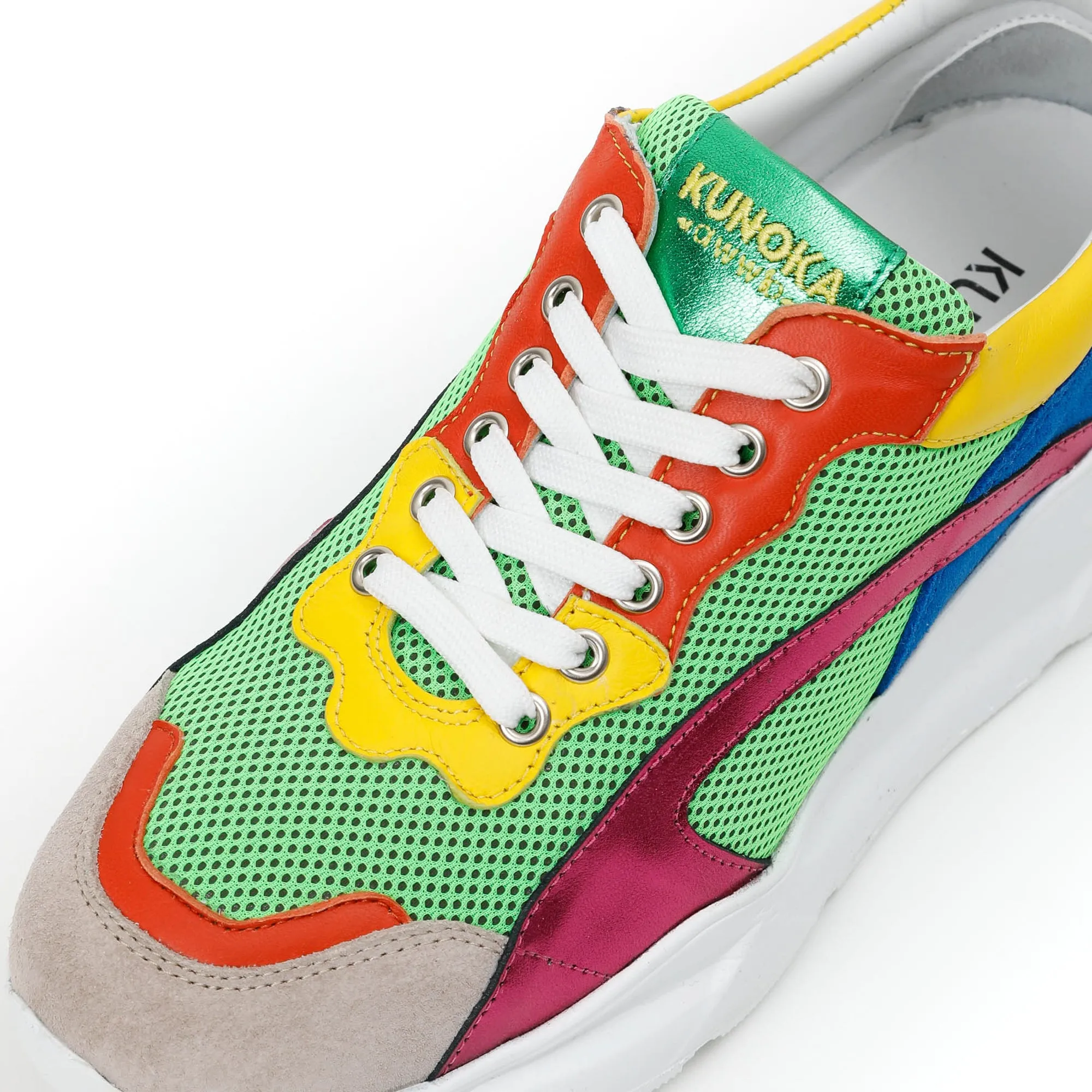 IZZI platform sneaker - Parrot