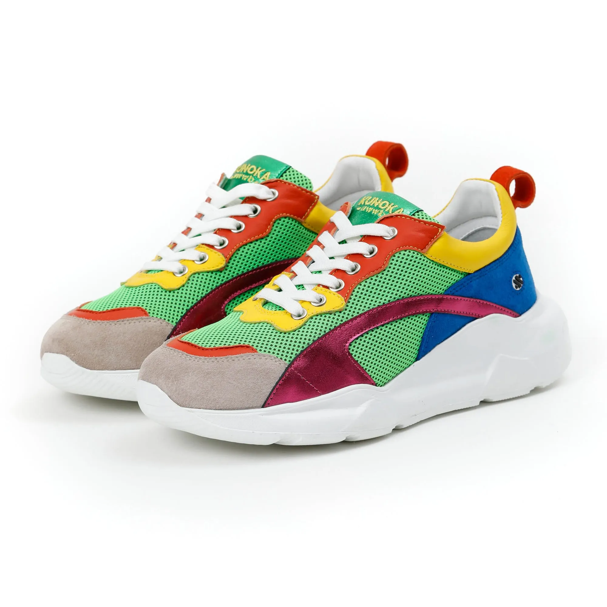 IZZI platform sneaker - Parrot