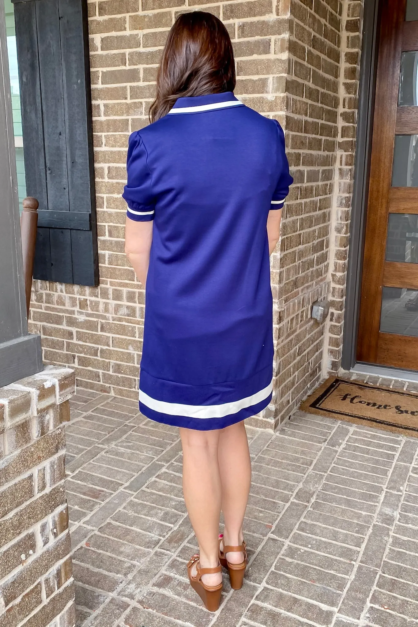 Move on Up Polo Navy Dress