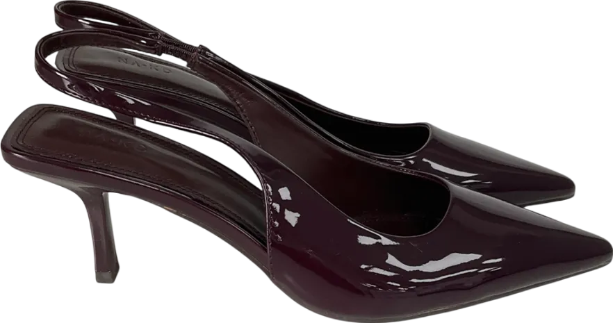 NA-KD Purple Slingback Pumps UK 7 EU 40 