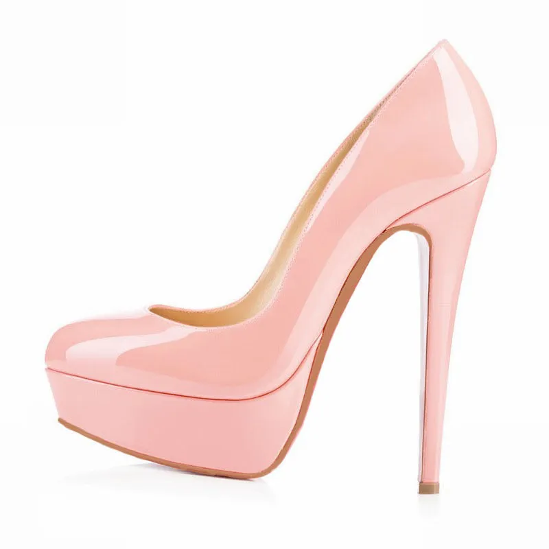Sexy Baotou Round Toe Pumps