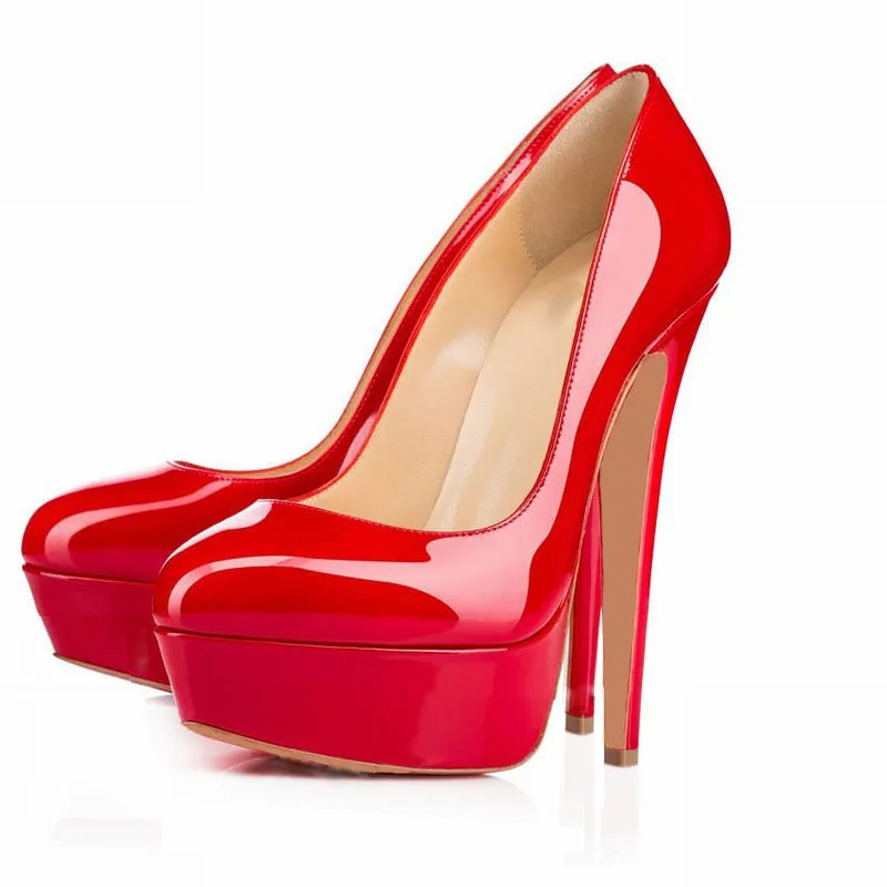 Sexy Baotou Round Toe Pumps