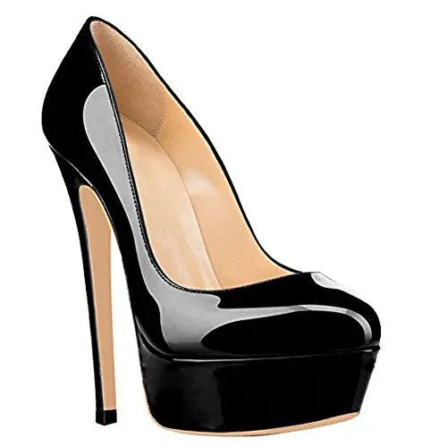 Sexy Baotou Round Toe Pumps
