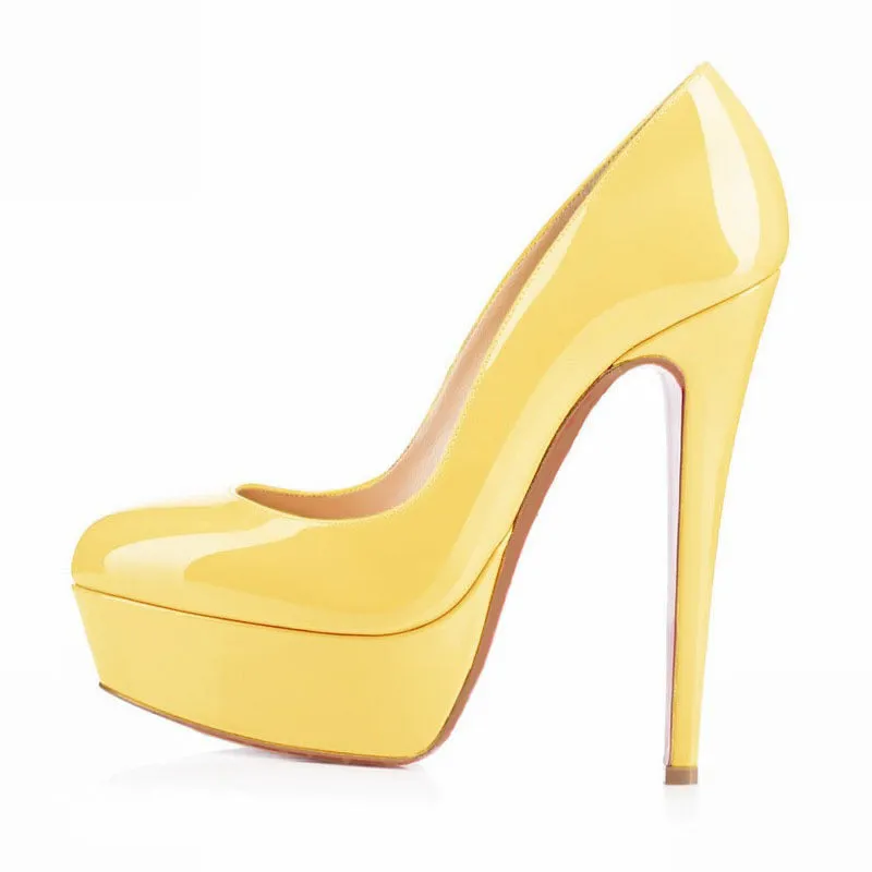 Sexy Baotou Round Toe Pumps