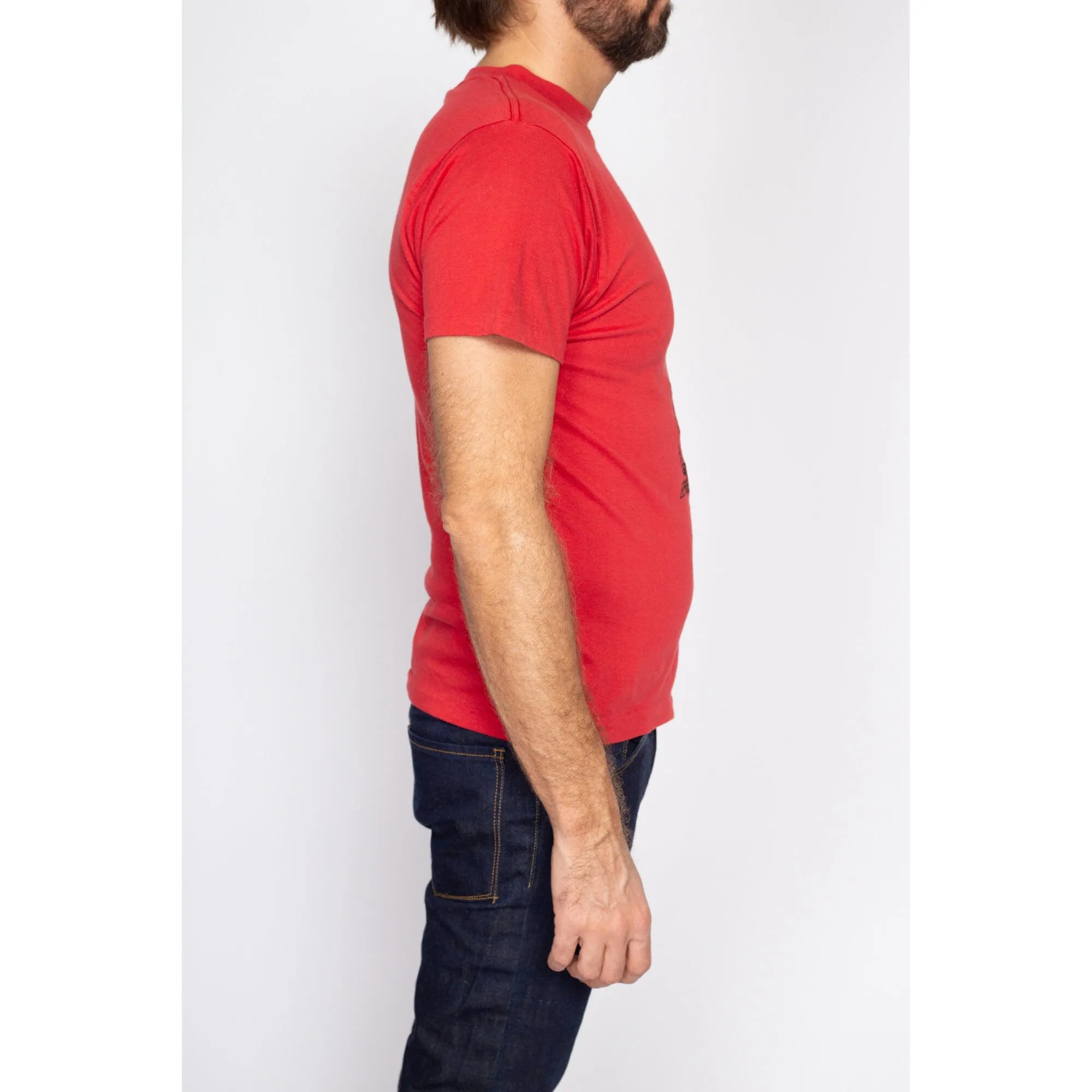 Sm-Med 80s Egyptian Hieroglyphic T Shirt