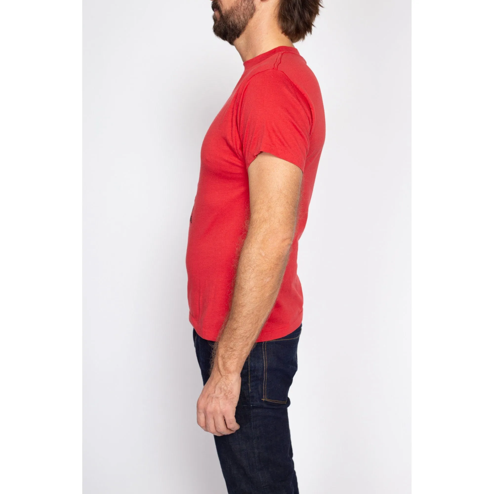 Sm-Med 80s Egyptian Hieroglyphic T Shirt