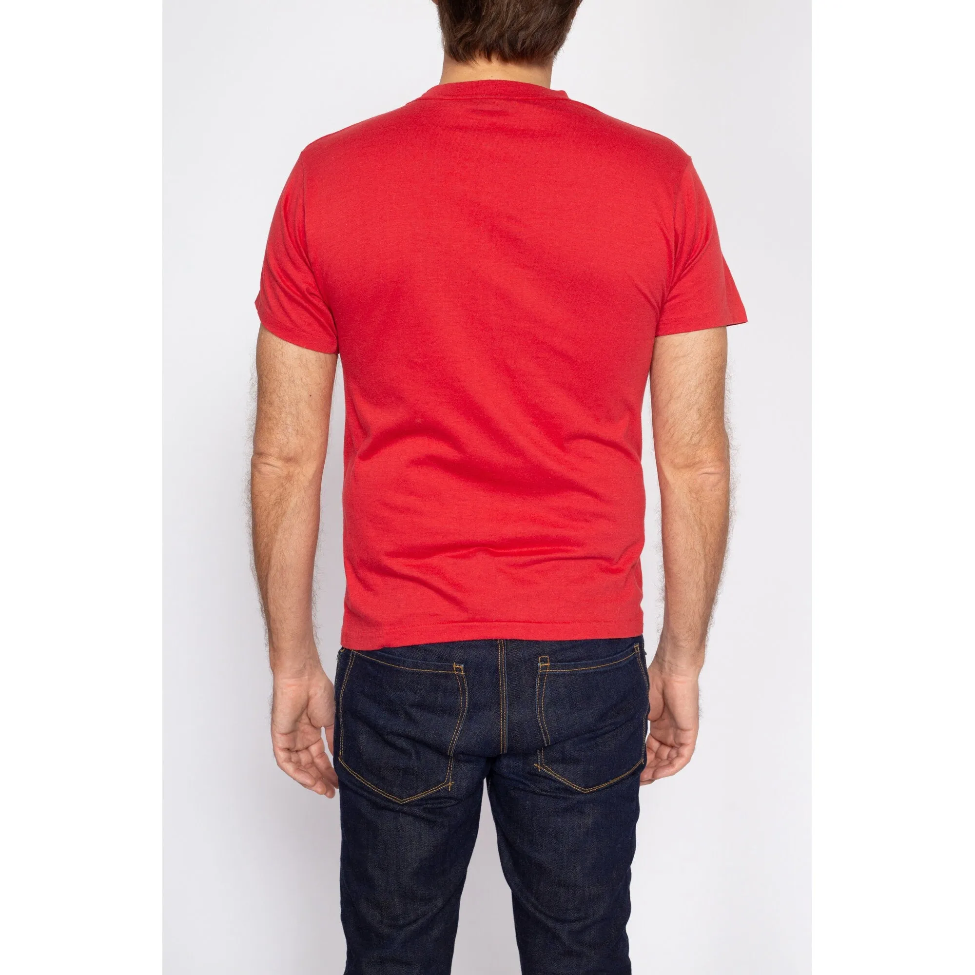 Sm-Med 80s Egyptian Hieroglyphic T Shirt