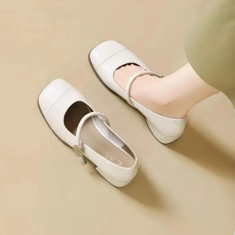 Tessa | Stylish Block Heel Pumps