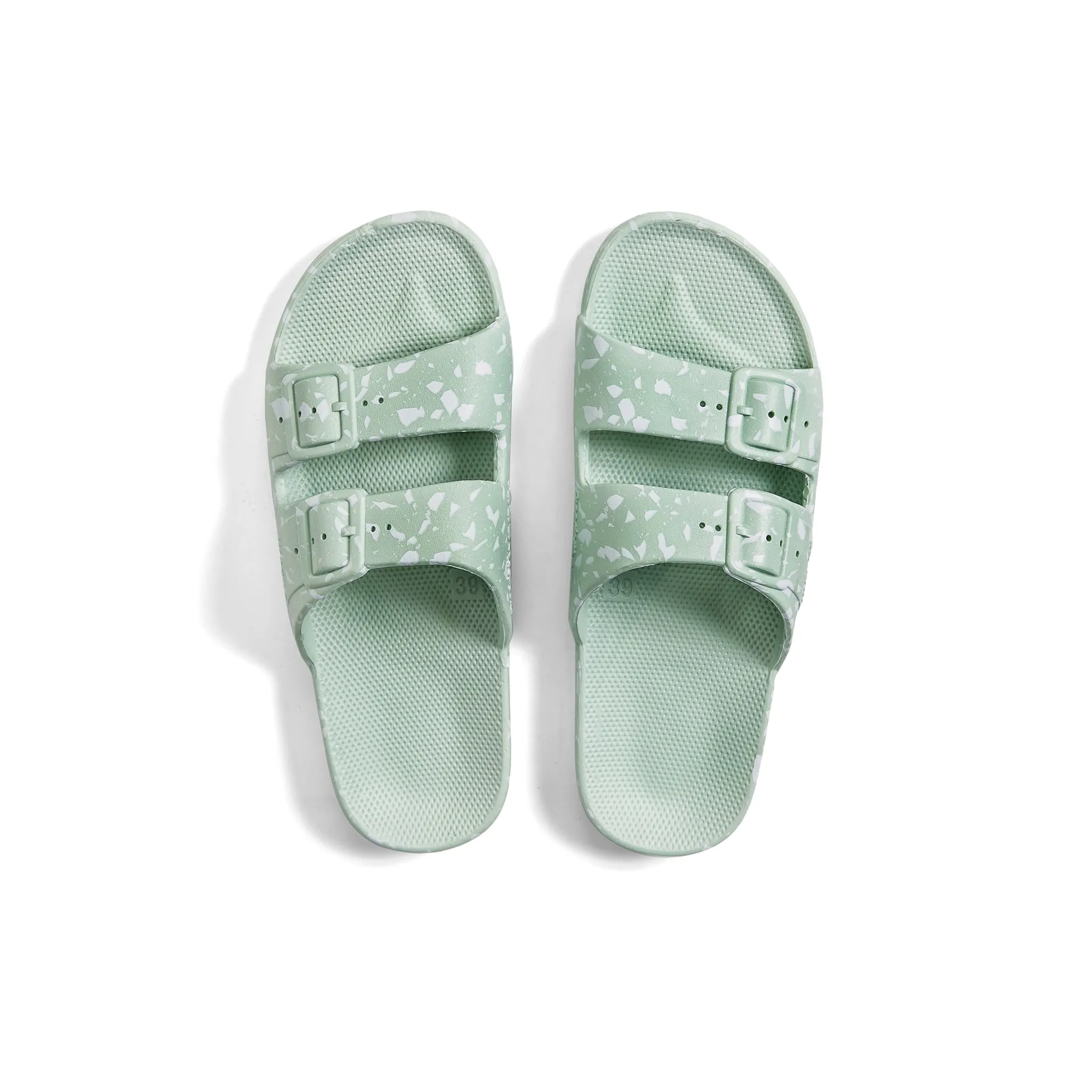 WHITE TERRAZZO SAGE slides