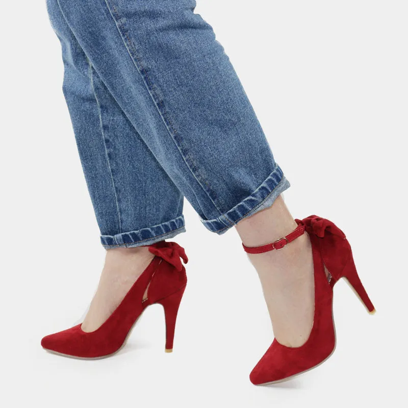 Women Pointed Toe Buckle Strap Butterfly Summer Sexy Party Shoes